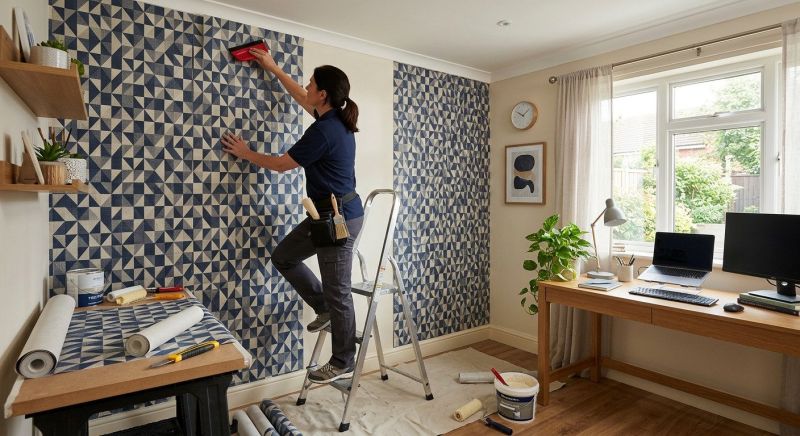 Bedroom Wallpaper Installation in Denver County, CO