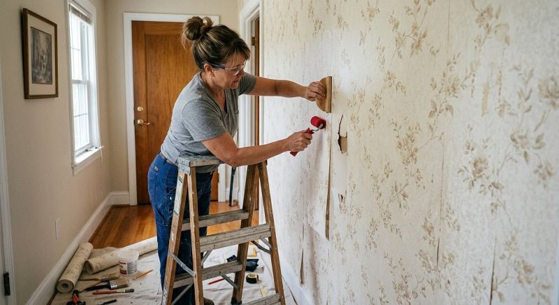 Wallpaper Seam Repair in Roswell, GA